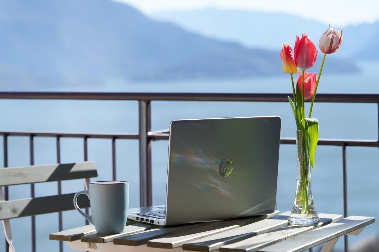 Incredibile Vista Sul Lago Di Como - Netflix E Free Wifi Gera Lario Bagian luar foto